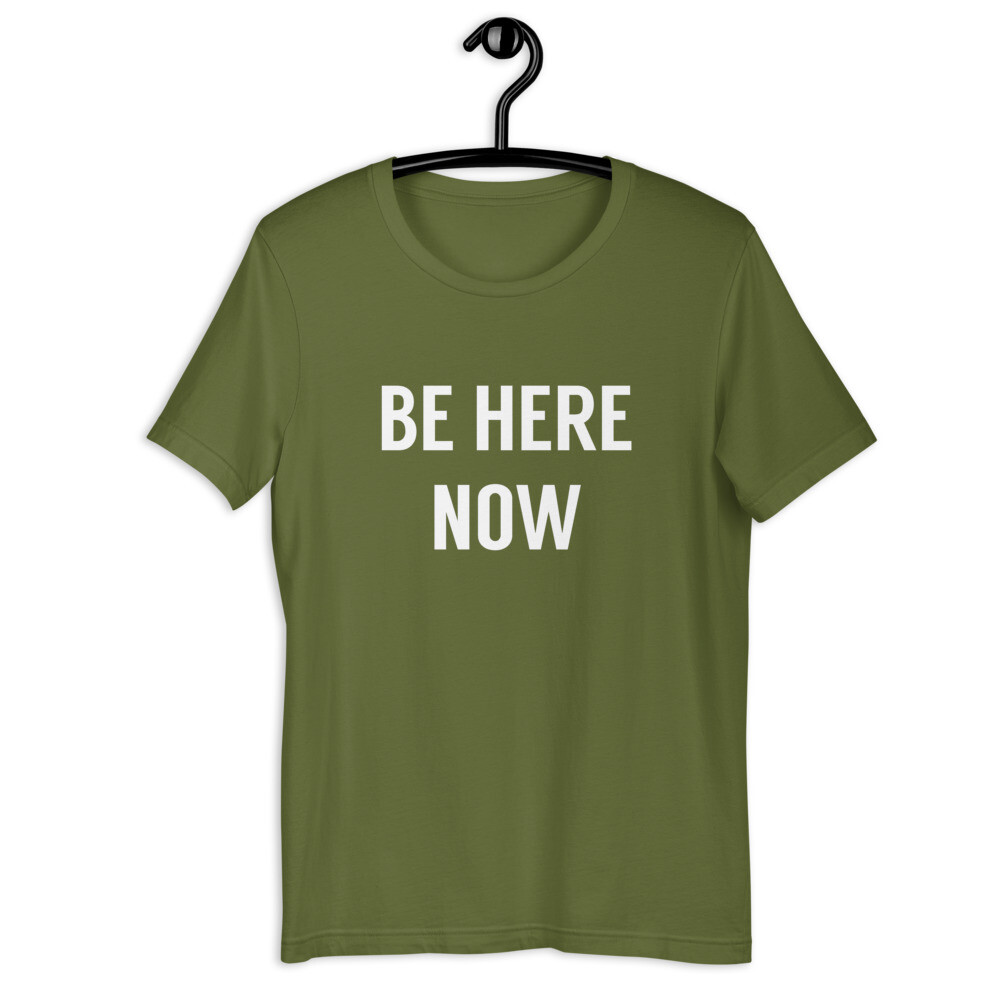 Be Here Now T-Shirt, Classic Rock, George Harrison, Yoga, Zen, Ram Dass, peace
