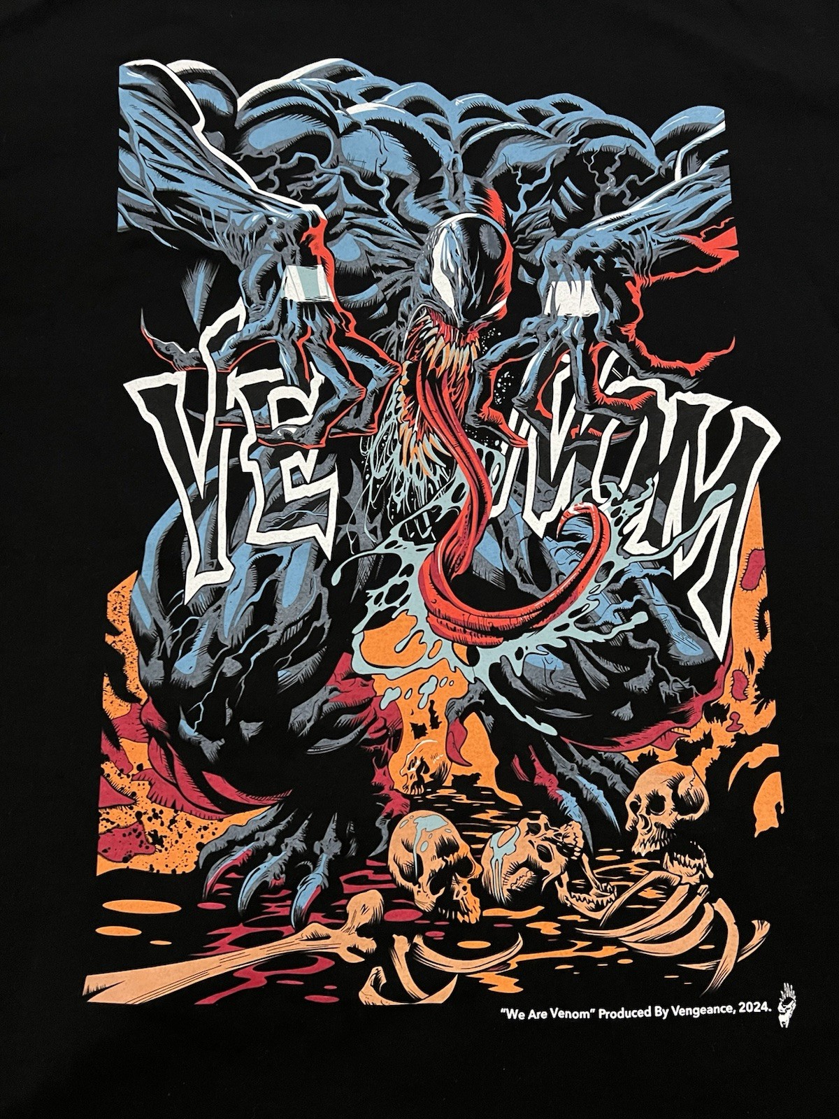 Vengeance Designs We Are Venom XXXL 3XL Marvel Spider-Man Shirt