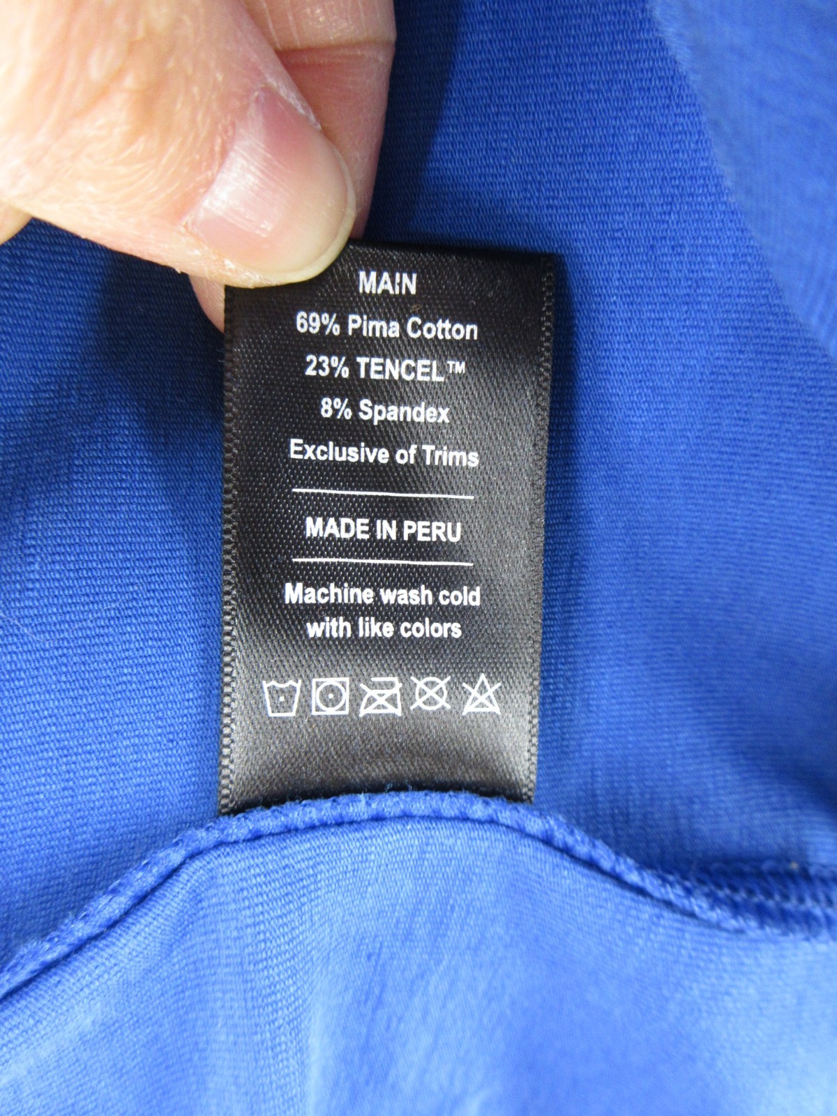 Public Rec Shirt Men Large Blue Go To Tee Pullover Tencel Pima Athleisure Tshirt