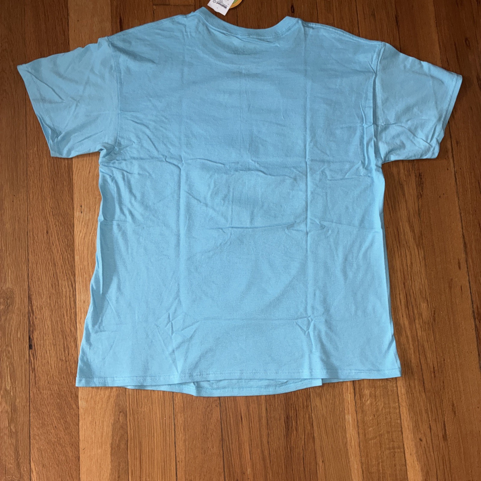 Adventure Time with Finn & Jake Men&rsquo;s Blue Cartoon Graphic Tee T-Shirt Sz Large