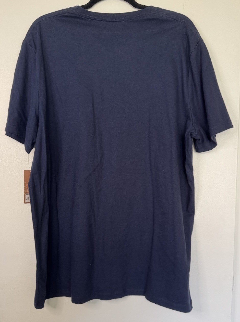 Sonoma Men’s Indigo Blue Weekend Tee Shirt Size XL Short Sleeve NWT Classic Fit