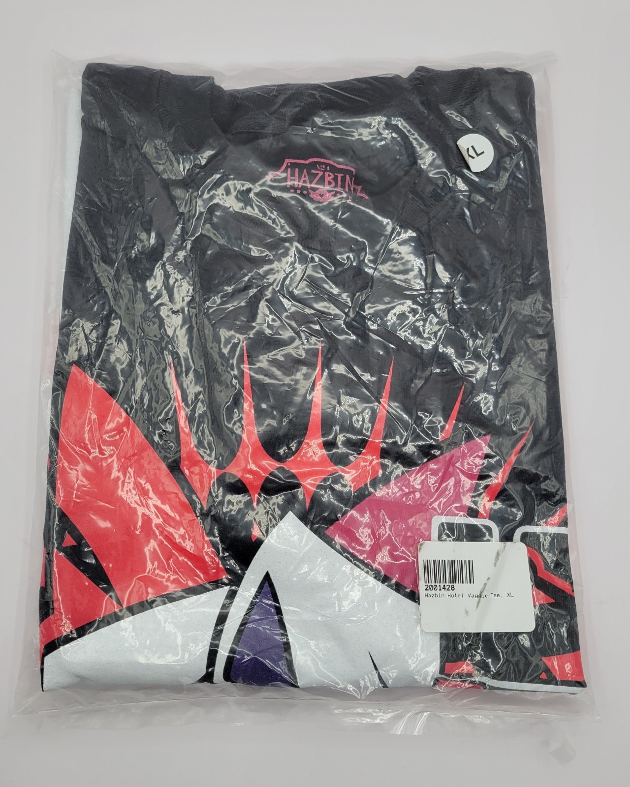 Official 2024 Hazbin Hotel Vaggie Tee Black XL Shirt Vivziepop Vaggi T-shirt