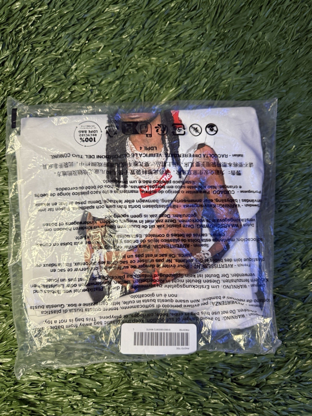 Supreme Playboi Carti Photo Tee – White – Size Large – FW25 – IN HAND!!! ✅