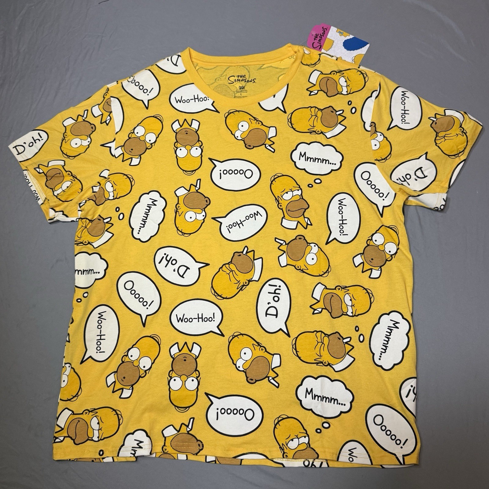The Simpsons Homer Simpson T-shirt Officially Licensed Size Large