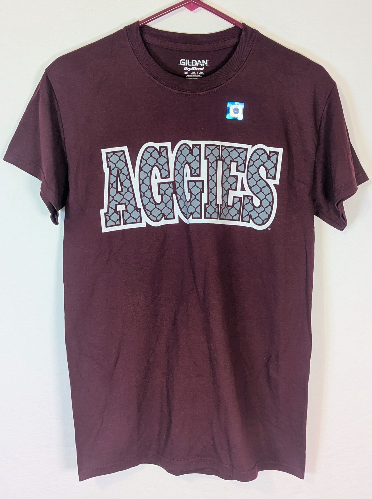 Texas A&M Aggies Maroon Gildan DryBlend Graphic T-Shirt Men&rsquo;s Small