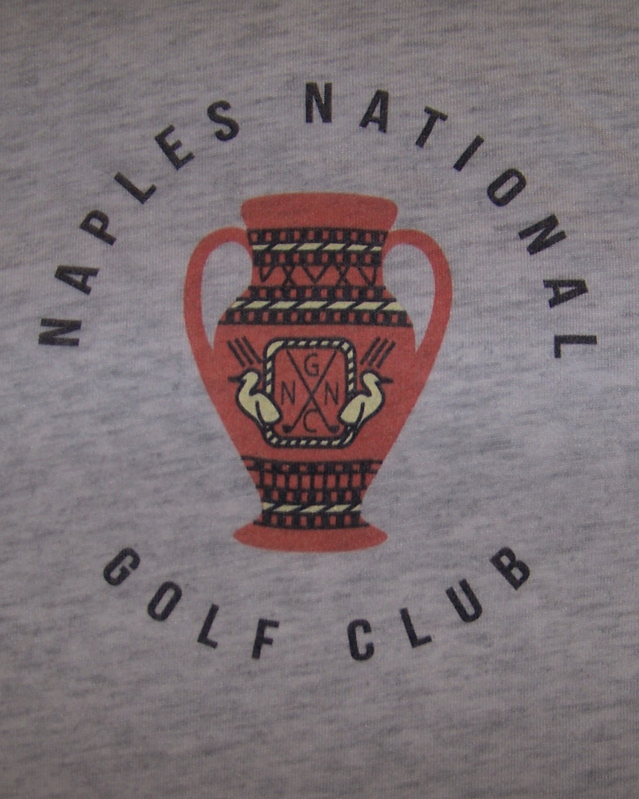 NEW IMPERIAL Crew Neck Cotton Poly Tee Shirt NAPLES NATIONAL GOLF CLUB 2XL Gray
