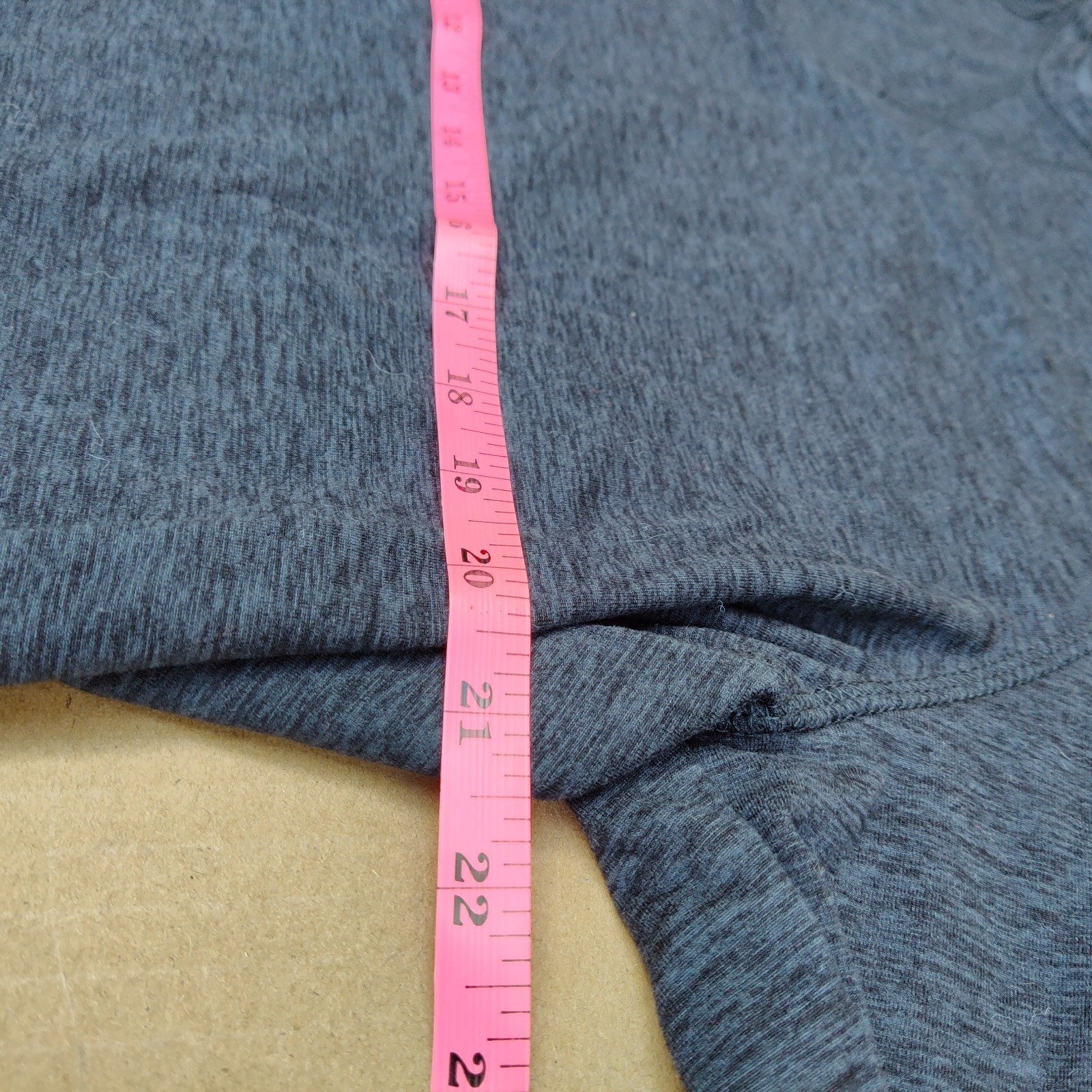 LG Rugged Elements Durable Utility T-Shirt Men Dk Gray Heather Long Sleeve Pull