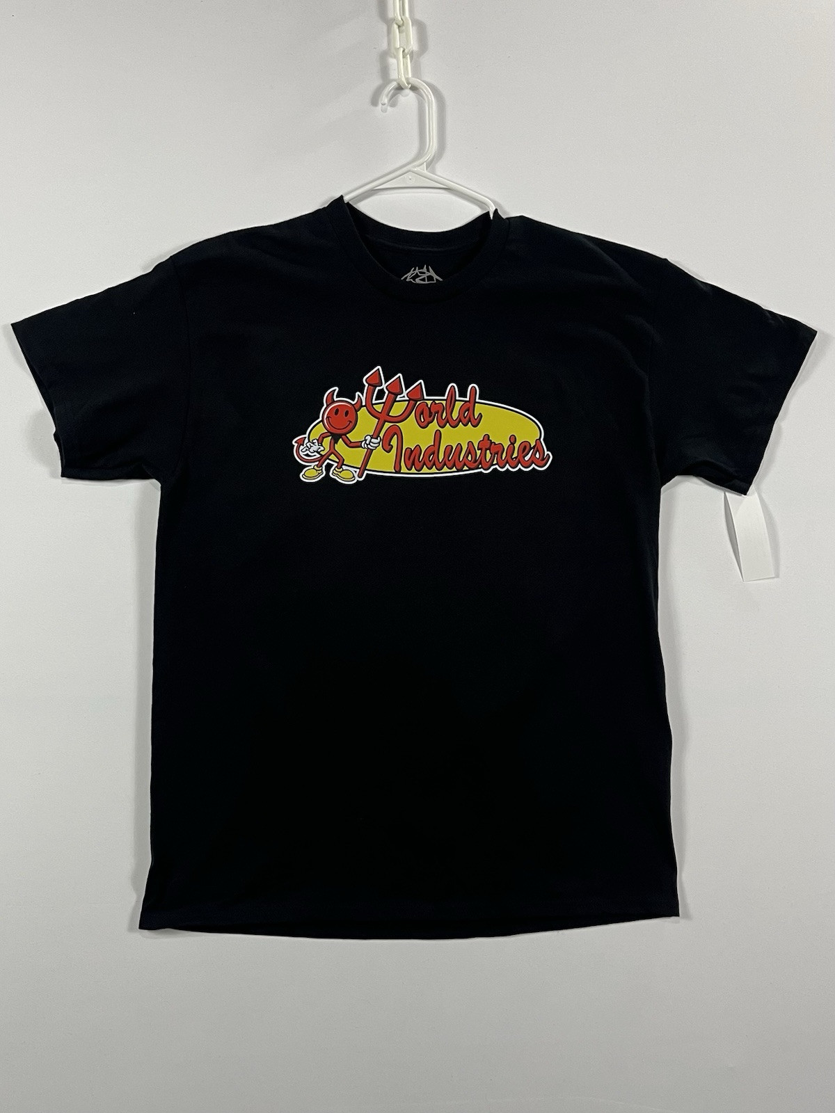 World Industries T-Shirt (Men’s Size X-Large) Retro-Logo, Vintage Skateboard 90s