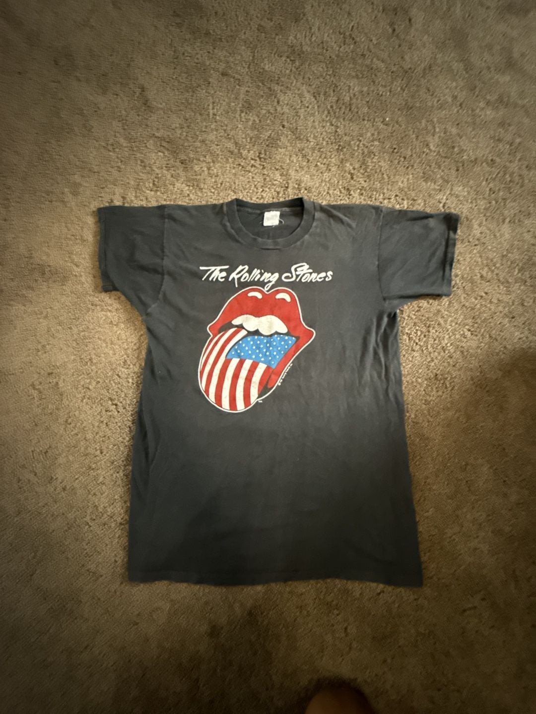 Vintage 1981 The Rolling Stones North American Tour Concert T-Shirt fits Medium