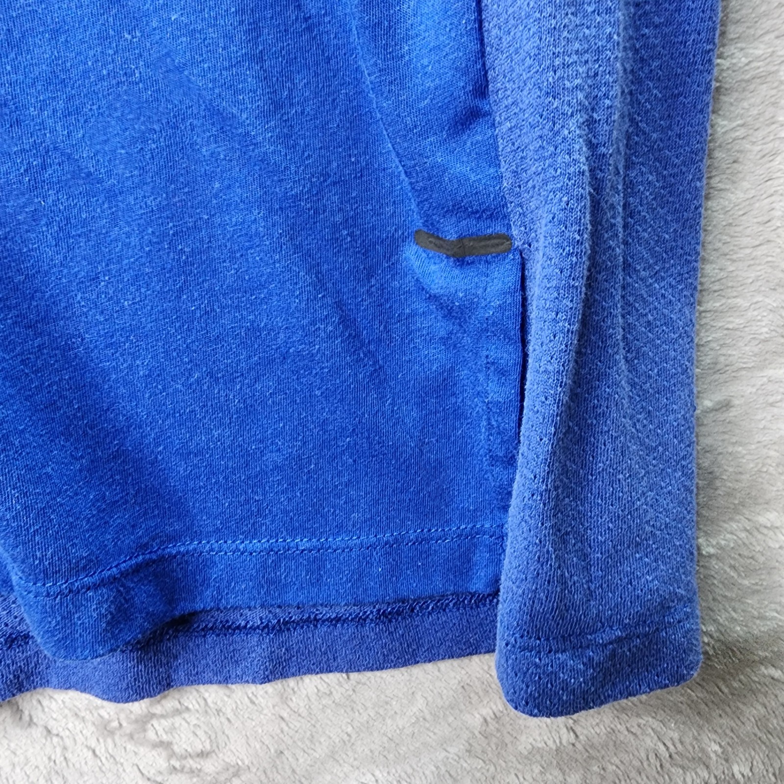 Nike Dri‑Fit Kyrie Irving Logo Tee S Royal Blue Mesh‑Panel Basketball Training