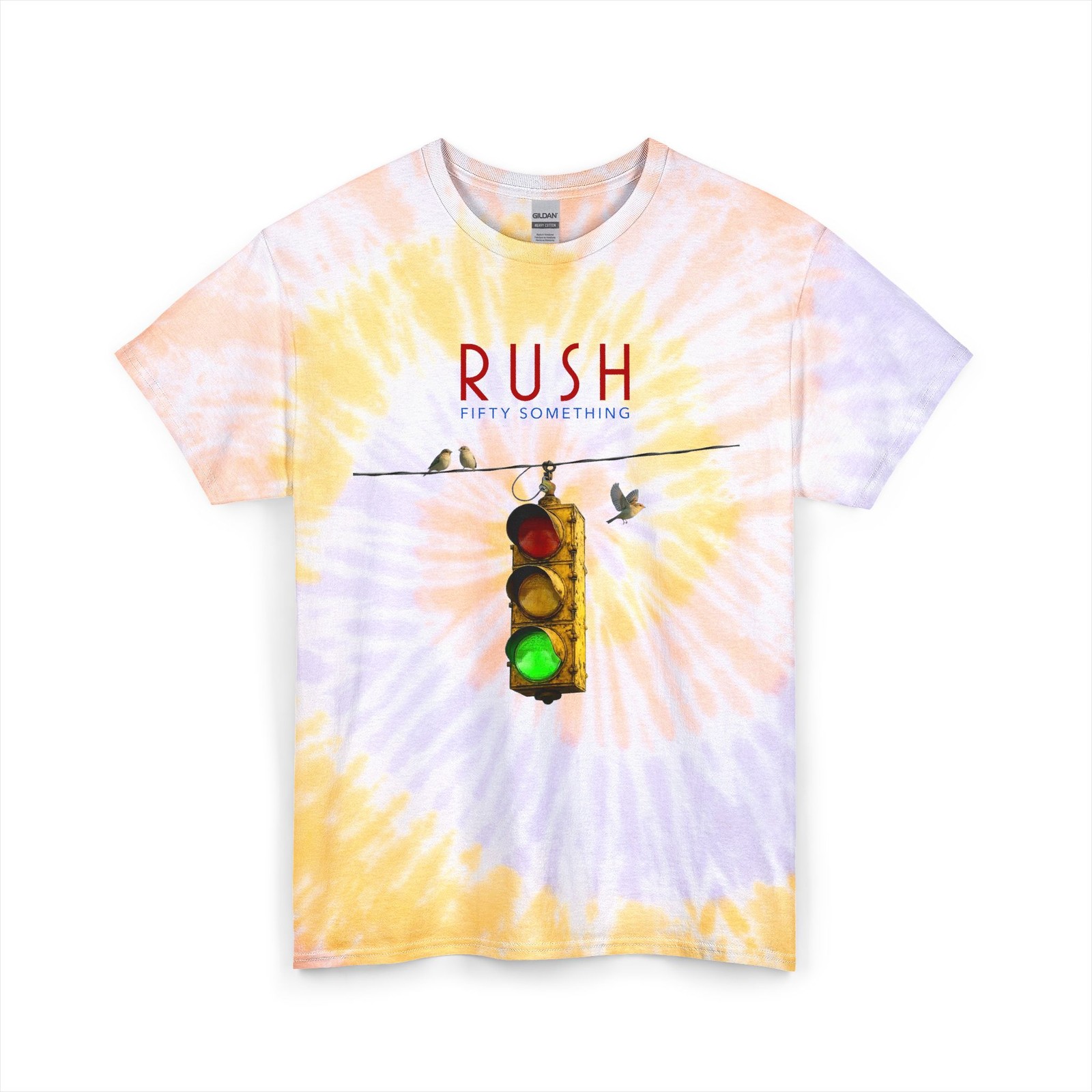 Rush Traffic Light Tie Dye Tee | Band Logo Shirt