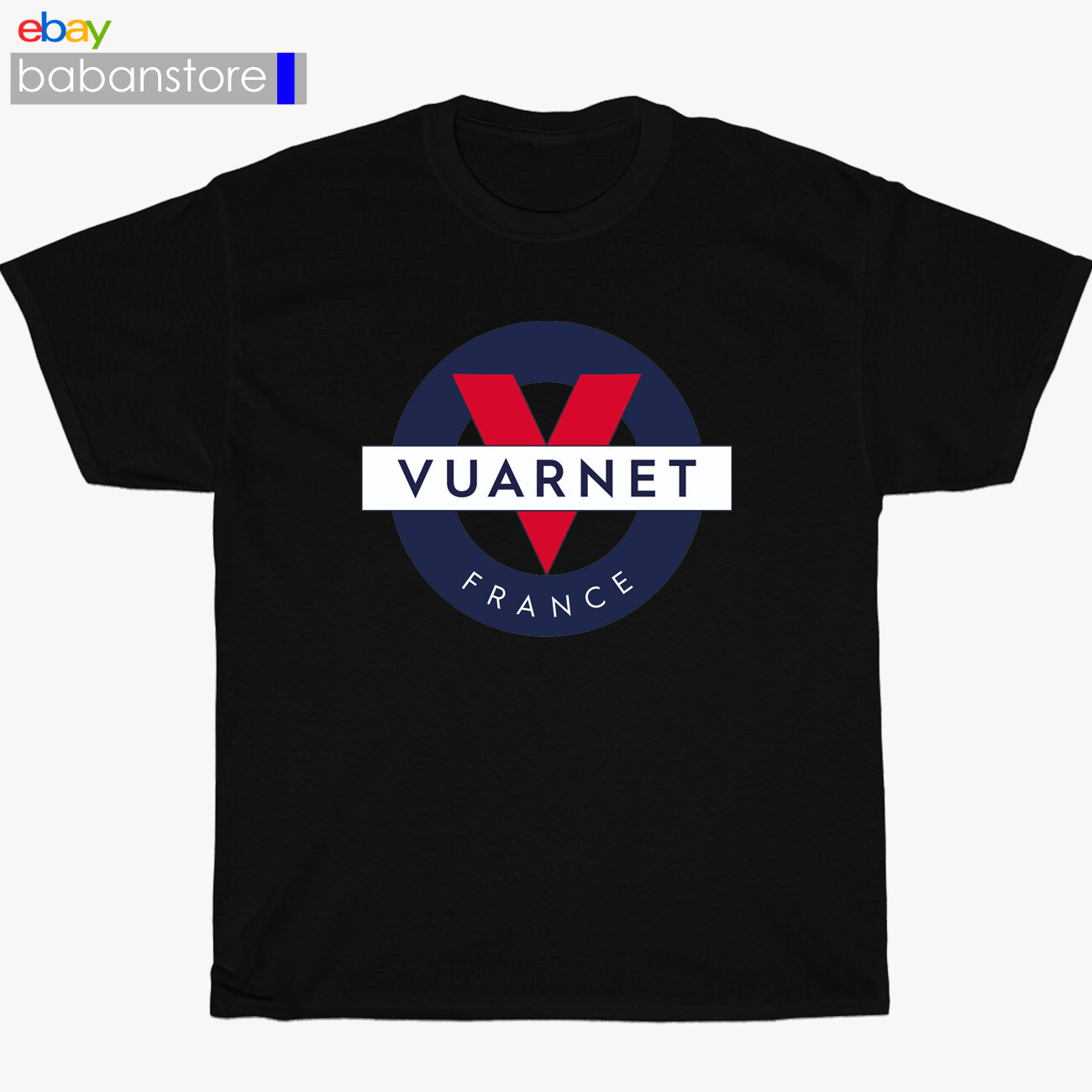 New Vuarnet Logo Black/White/Grey/Navy T-Shirt Size S-5XL Gildan 2000