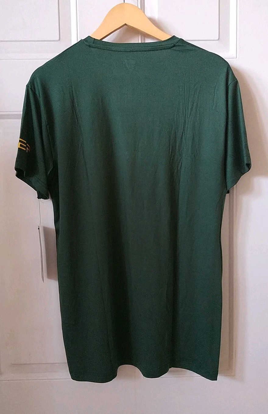 SPYDER MEN&rsquo;S FITTED ASL426OL GREEN LOUNGE WEAR T-SHIRT, SIZE L