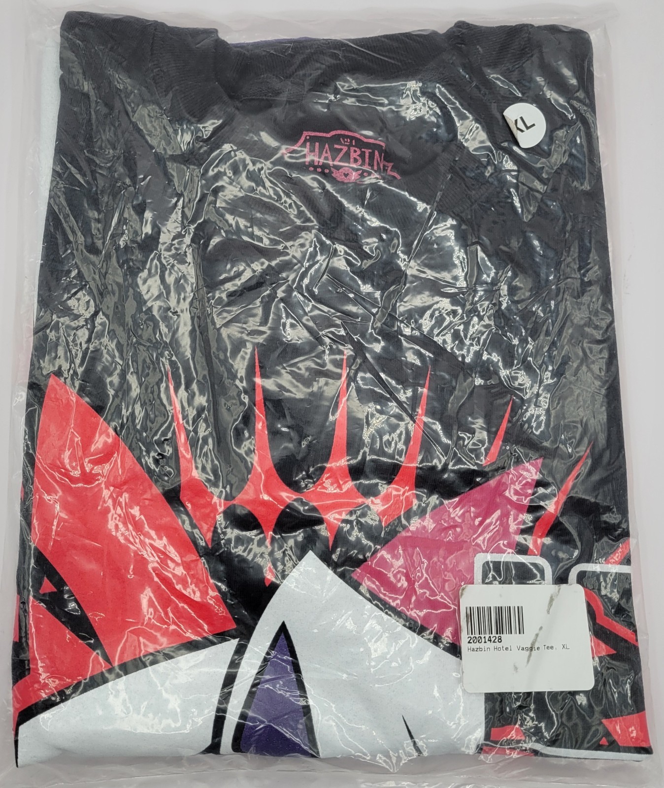 Official 2024 Hazbin Hotel Vaggie Tee Black XL Shirt Vivziepop Vaggi T-shirt