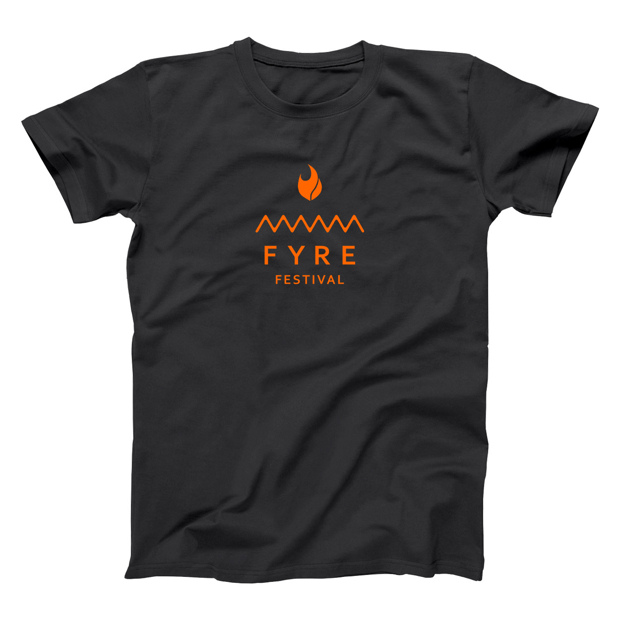 FYRE FESTIVAL ORANGE – Party music bahamas fest Black Men&rsquo;s T-Shirt