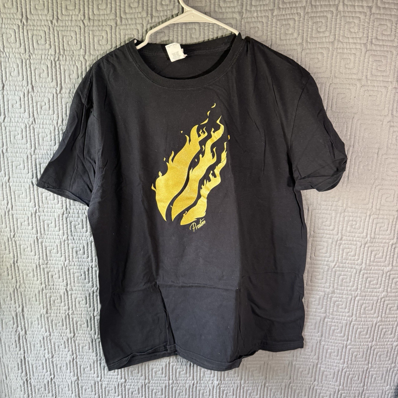 Gildan Softstyle T-Shirt Men’s Xl Black Ring Spun Preston Playz 100% Cotton