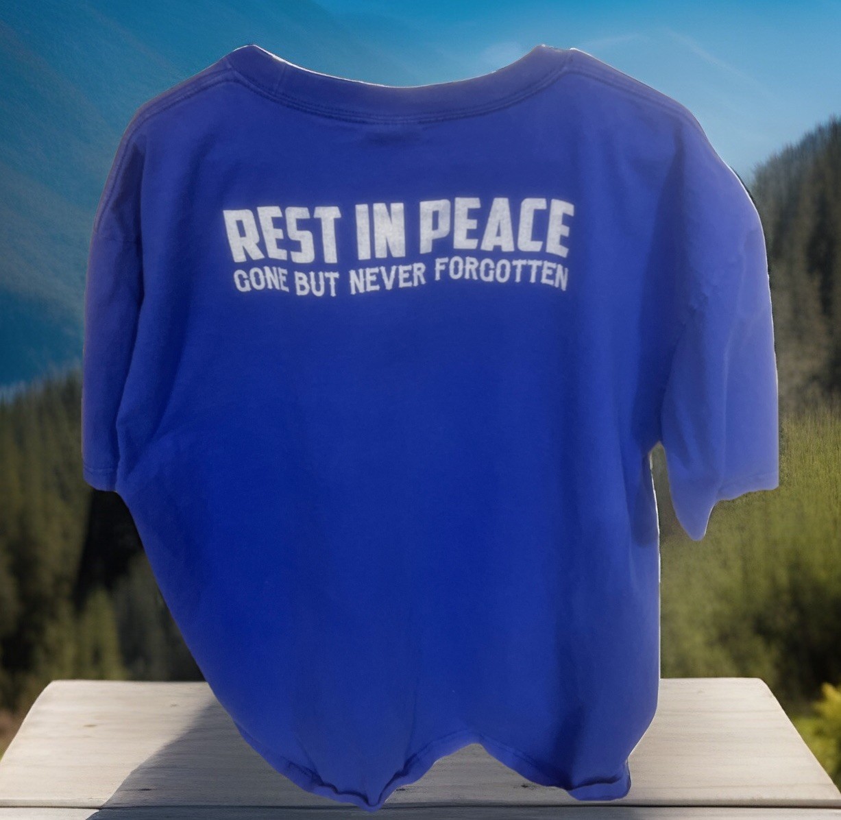 Blue Shaka Wear Nipsey Hussle Crenshaw Marathon Continues Blue T-Shirt 2XL