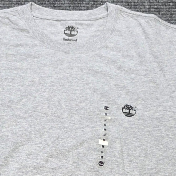 Timberland Rugged and Durable T-Shirt Men&rsquo;s Size Medium Gray Back Graphic NWT