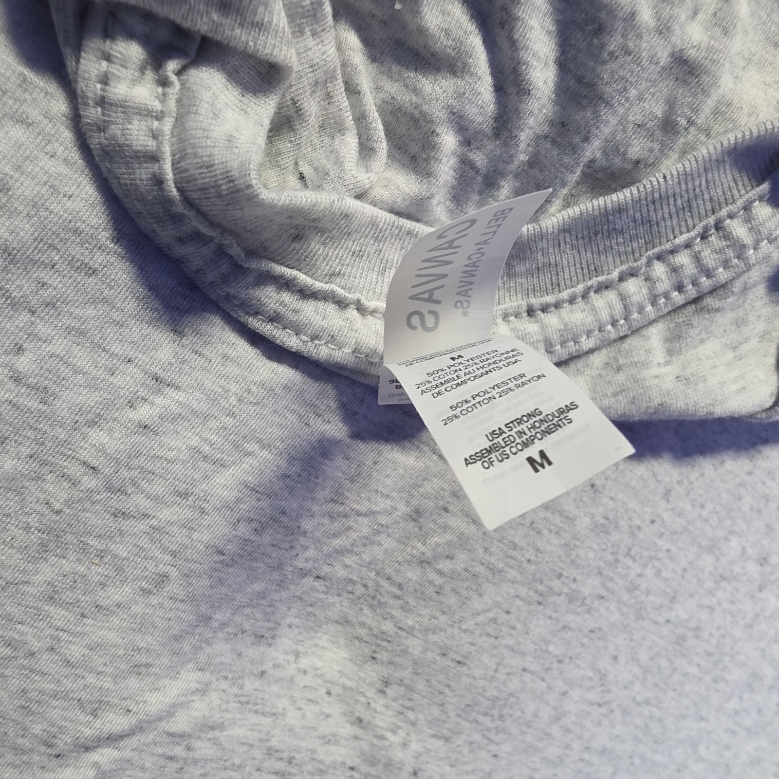 Gildan Softstyle & Bella+Canvas Bear Men&rsquo;s Gray Graphic T-Shirts Size M