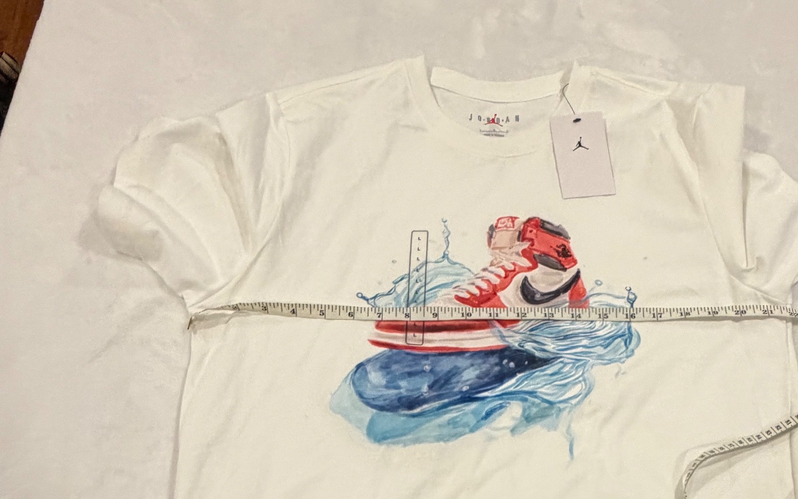 NWT Nike Air Jordan Flight Essentials AJ1 Graphic White T-Shirt Men’s Sz LNWT