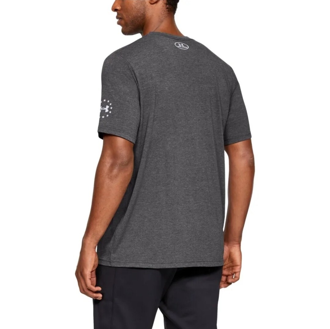 Under Armour Men&rsquo;s UA Freedom Big Flag USA T-Shirt, Graphite, Sz. Small