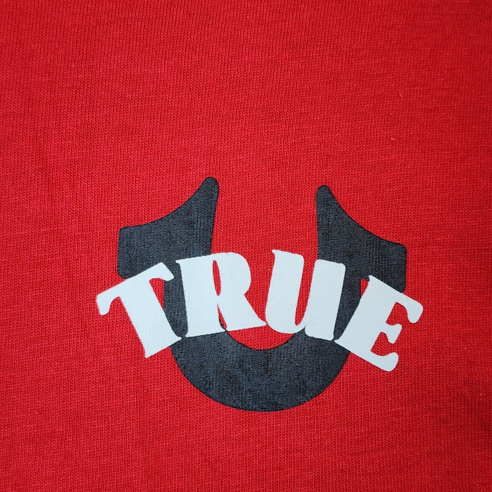 NWT True Religion Circular Hooded Tee Men&rsquo;s Streetwear Y2K Logo Graphic Size S