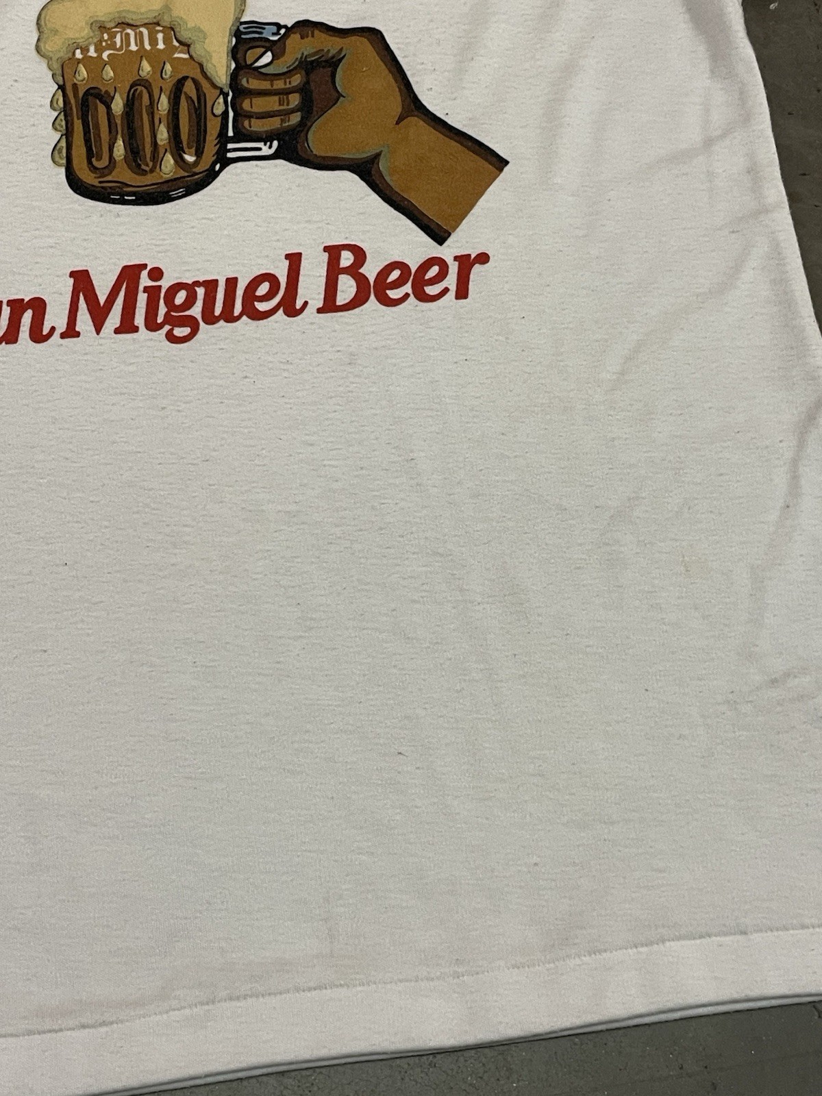 Vintage Mag Beer Muna Tayo San Miguel Beer Tagalog Philippines Ringer Tee Large