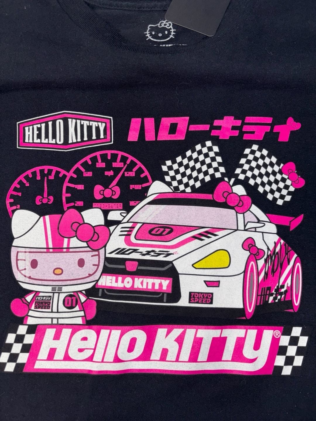 Hello Kitty Tokyo Speed Racing Graphic T-Shirt