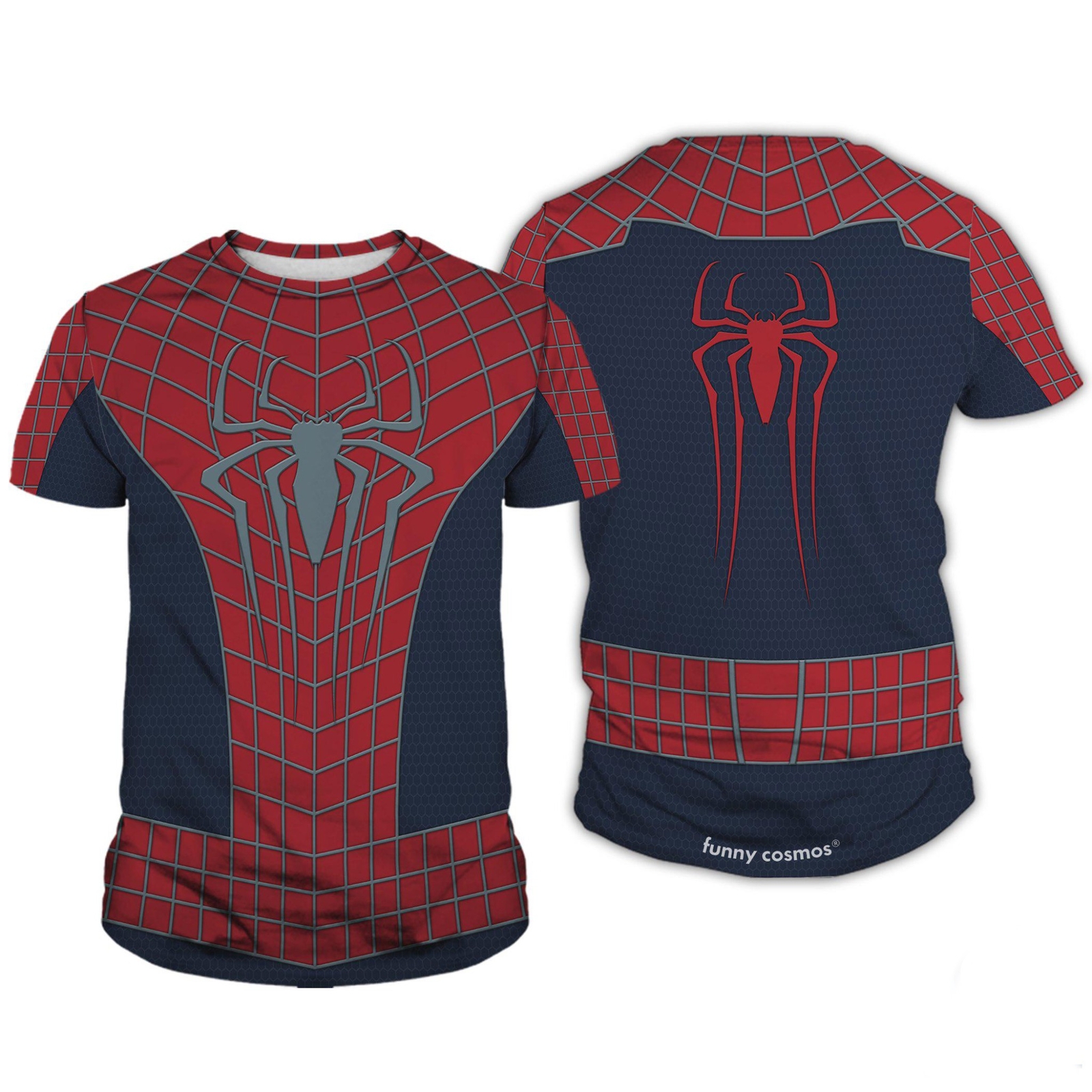 Spider Man Superhero Cosplay Costume Happy Father&rsquo;s Day Tshirt 3D Printed