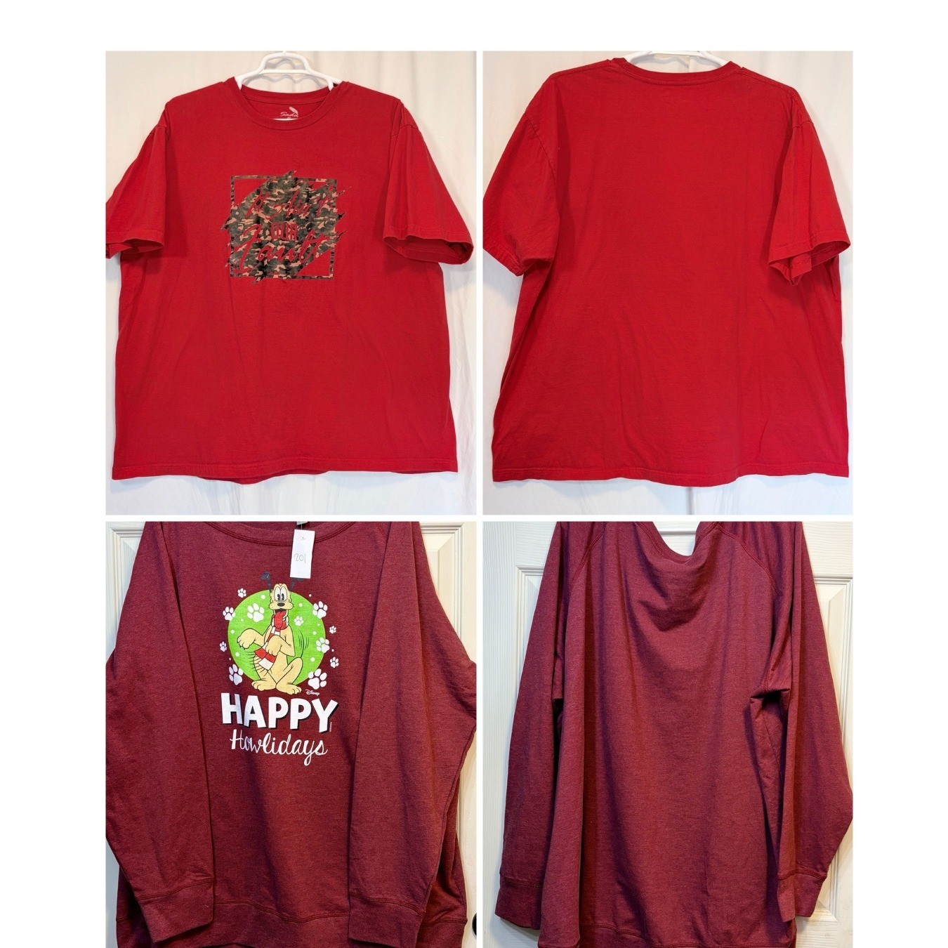 Men&rsquo;s 4XL Sweater and T shirt Bundle EUC/NWT Graphic Plus Size