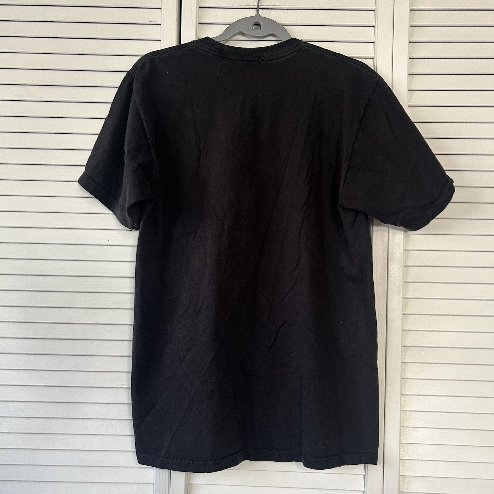 Vtg 90s Jerzees Single Stitch T Shirt Mens L Neon Blitz Made in USA Rare 20×28.5