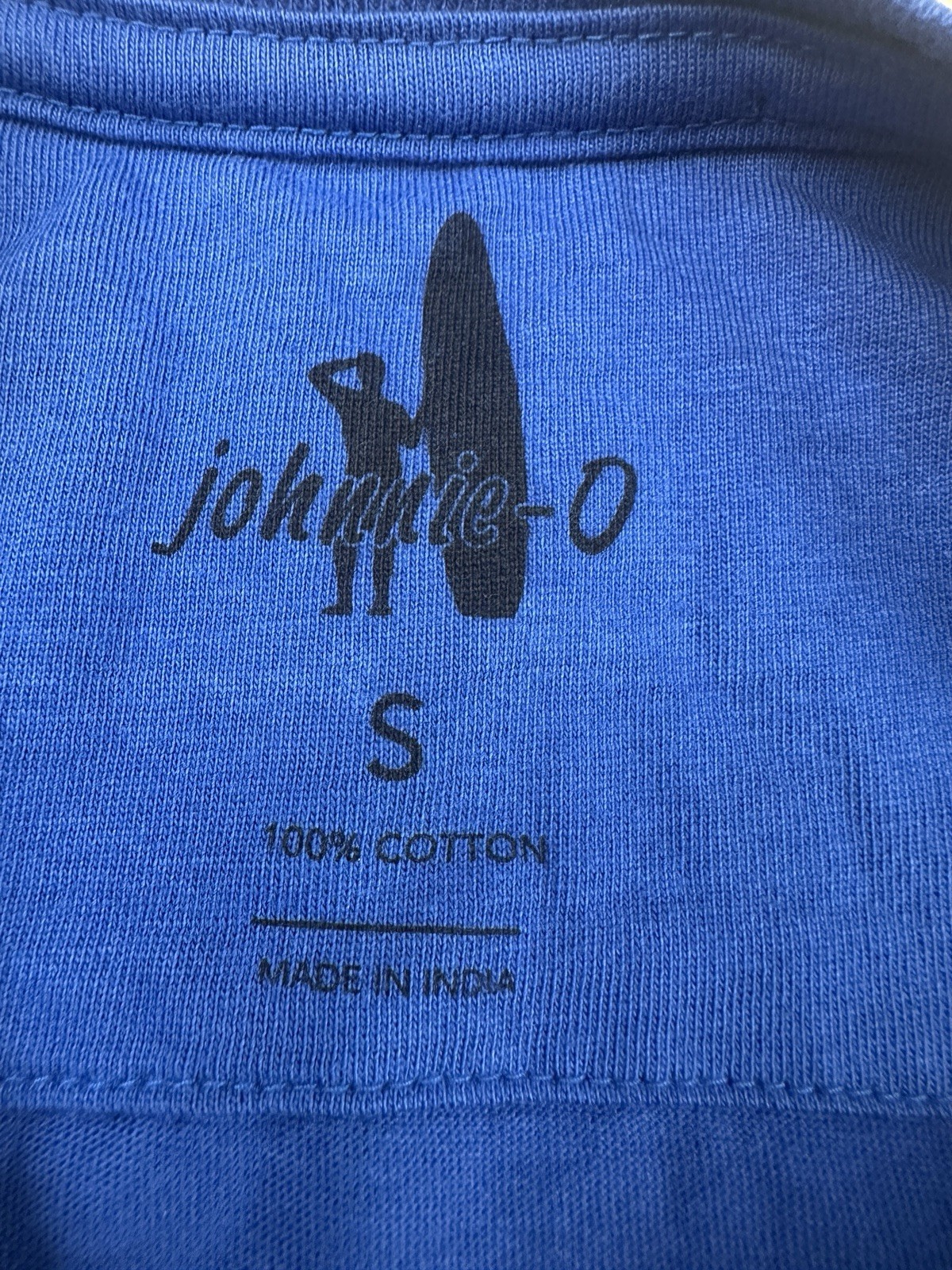 Johnnie O Tyler T Shirt Florida Gulf Coast Eagles Logo Pocket Blue Sz S NWT