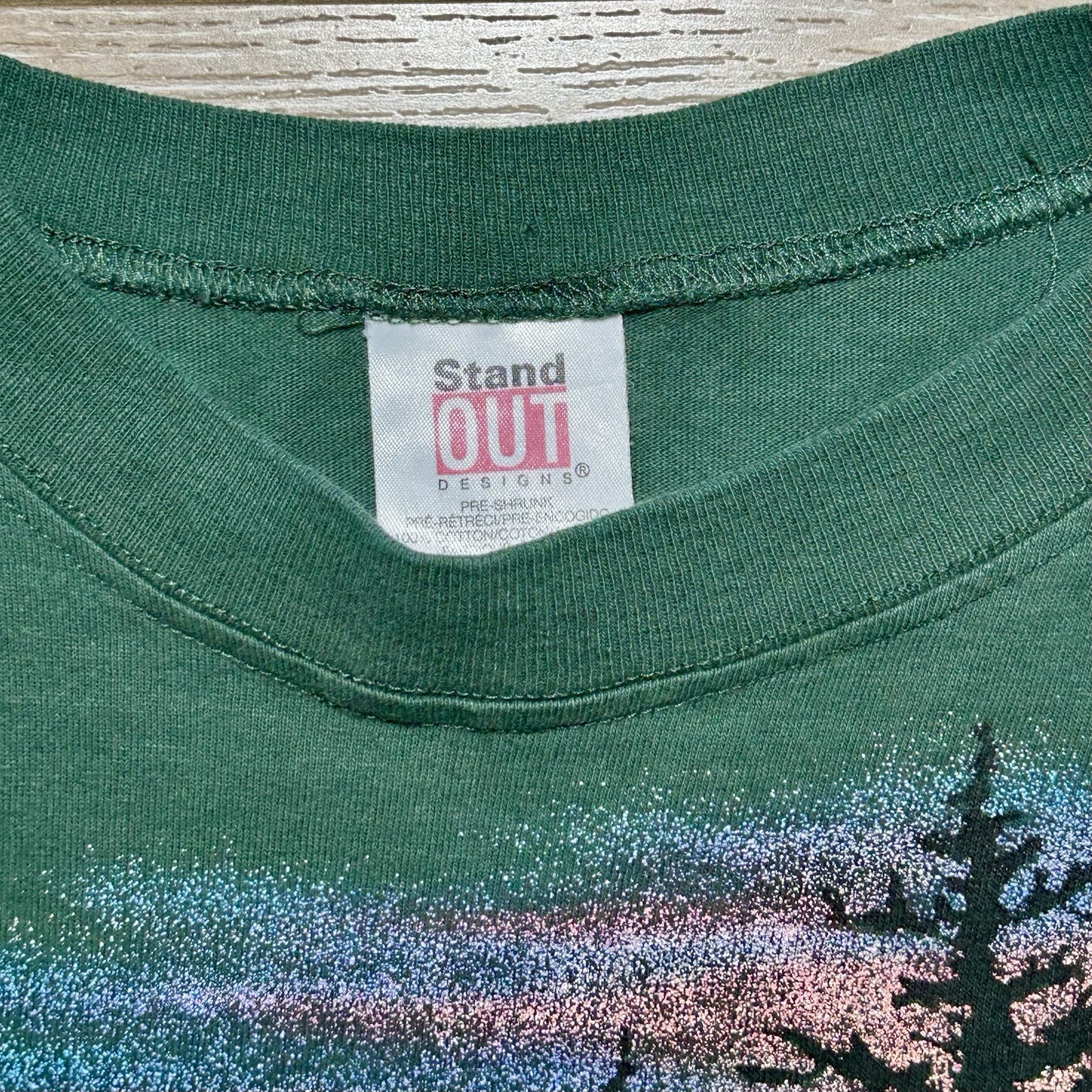 Vintage 1994 Mallard Duck T Shirt L Wildlife Nature Waterfowl Raw Hem Boxy VTG