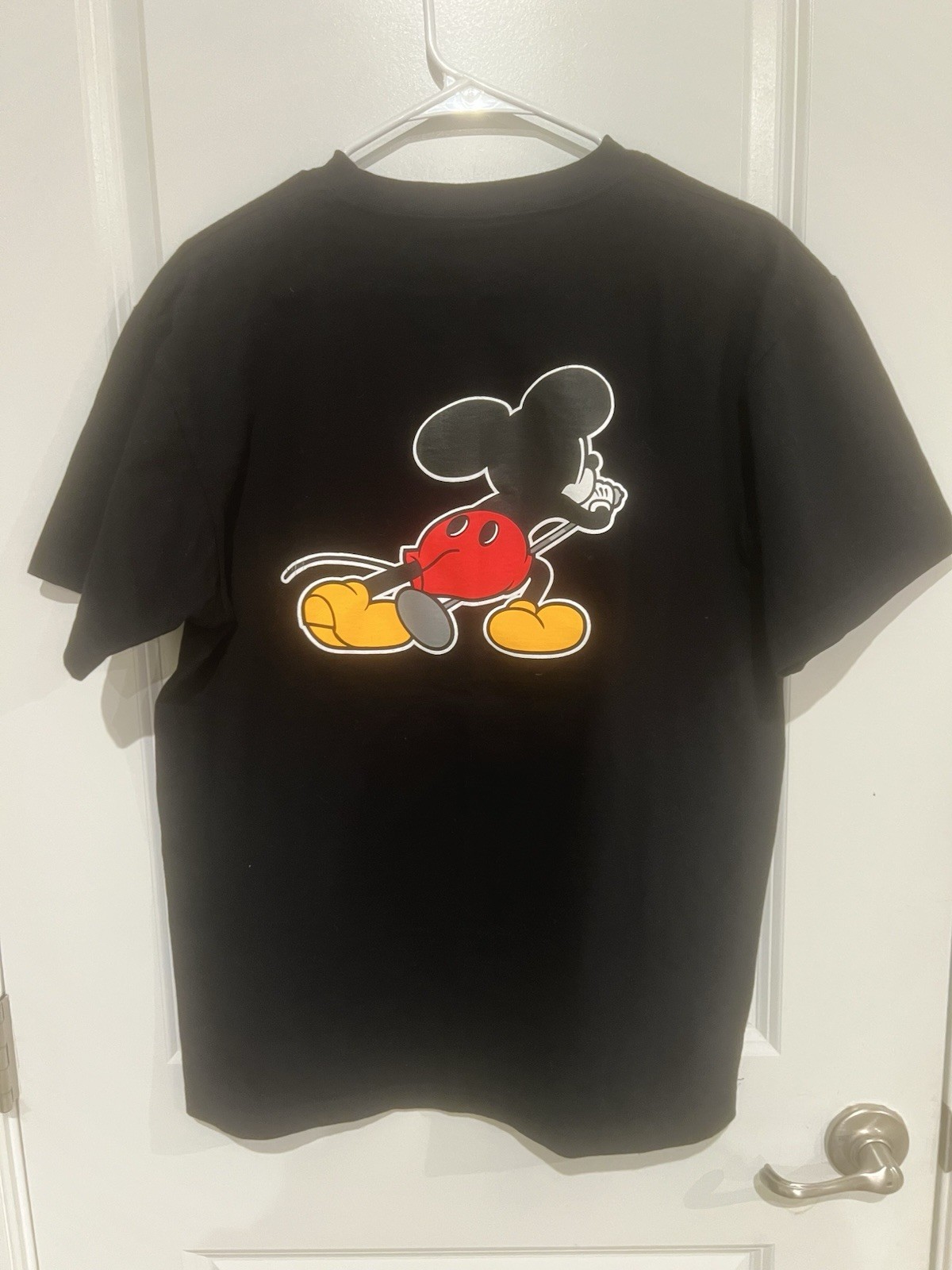 New Disney Number Nine Sz 4 – Med – Vedder Mickey Black TShirt, Tokyo Colab 2000