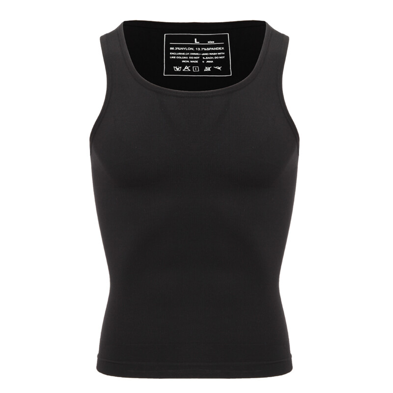 Men Gynecomastia Compression Shirts Slimming Undershirt Tank Top Abs Body Shaper
