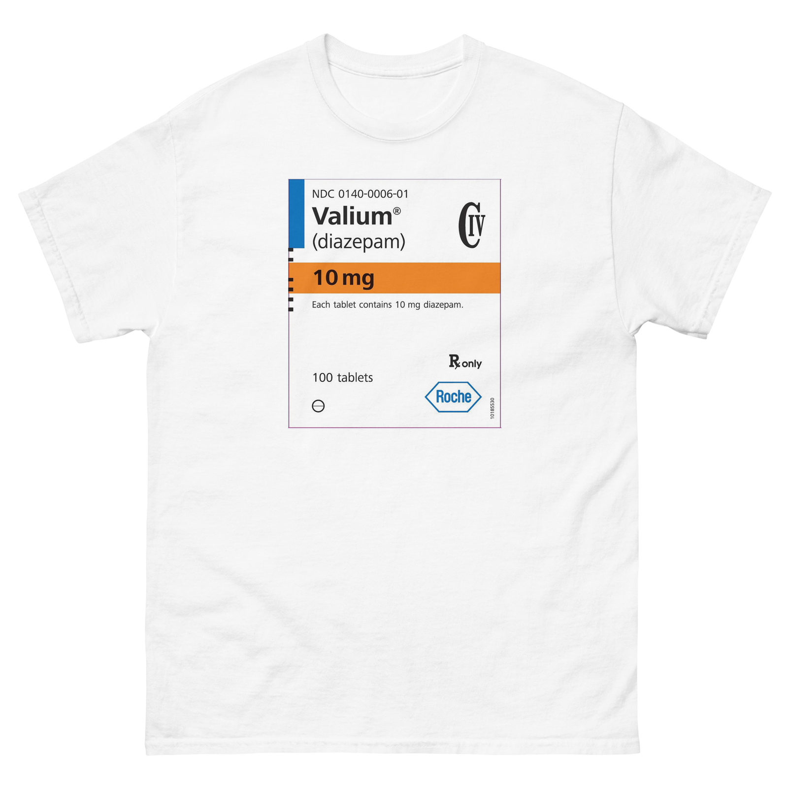 Valium Drug Label Vintage Advertising Unisex T-Shirt