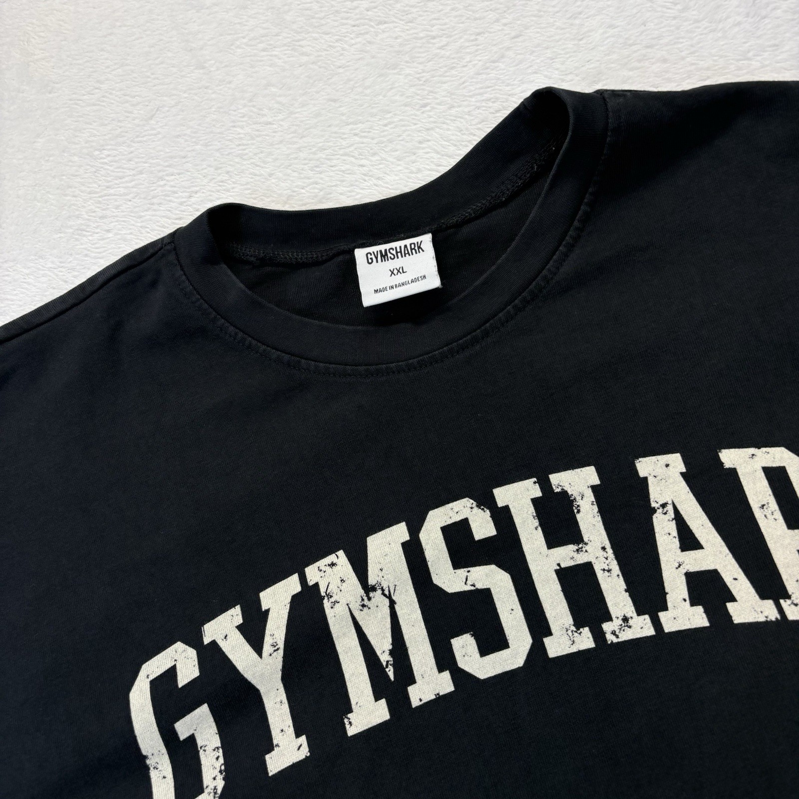 Gymshark Campus Oversized T-Shirt Men’s XXL Black Short Sleeve Training Gym