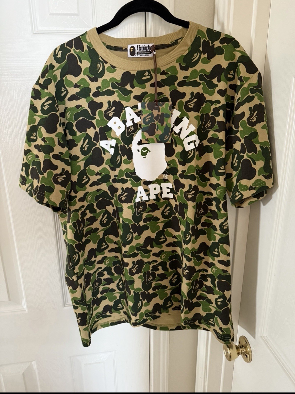 Bape Men’s ABC Camo T-Shirt Size XL