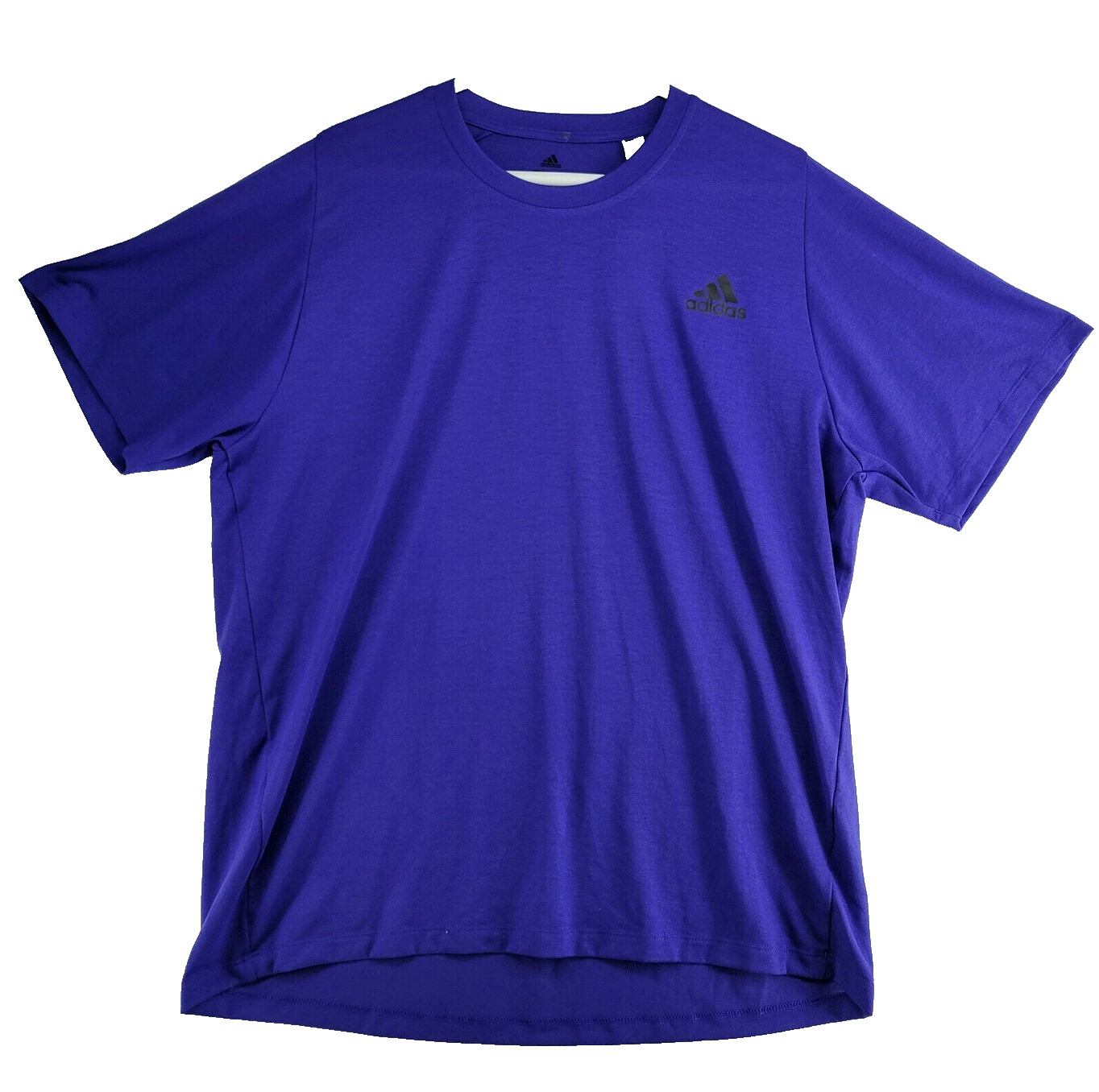Adidas Climalite FreeLift Men&rsquo;s Size XL Solid Blue Crew-Neck Athletic T-Shirt