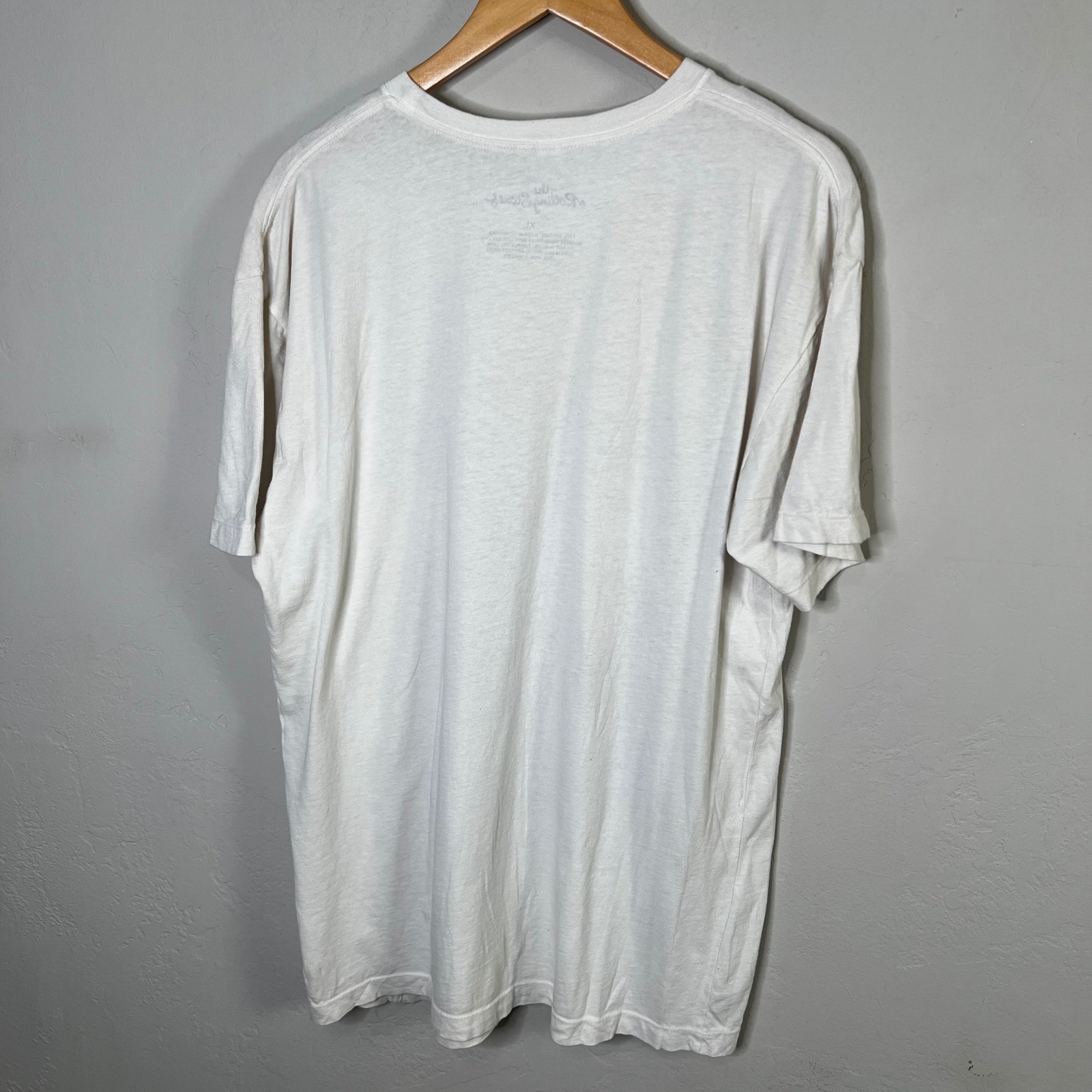 The Rolling Stones Bridges to Babylon Tour T Shirt XL Cream Band Tee Mens
