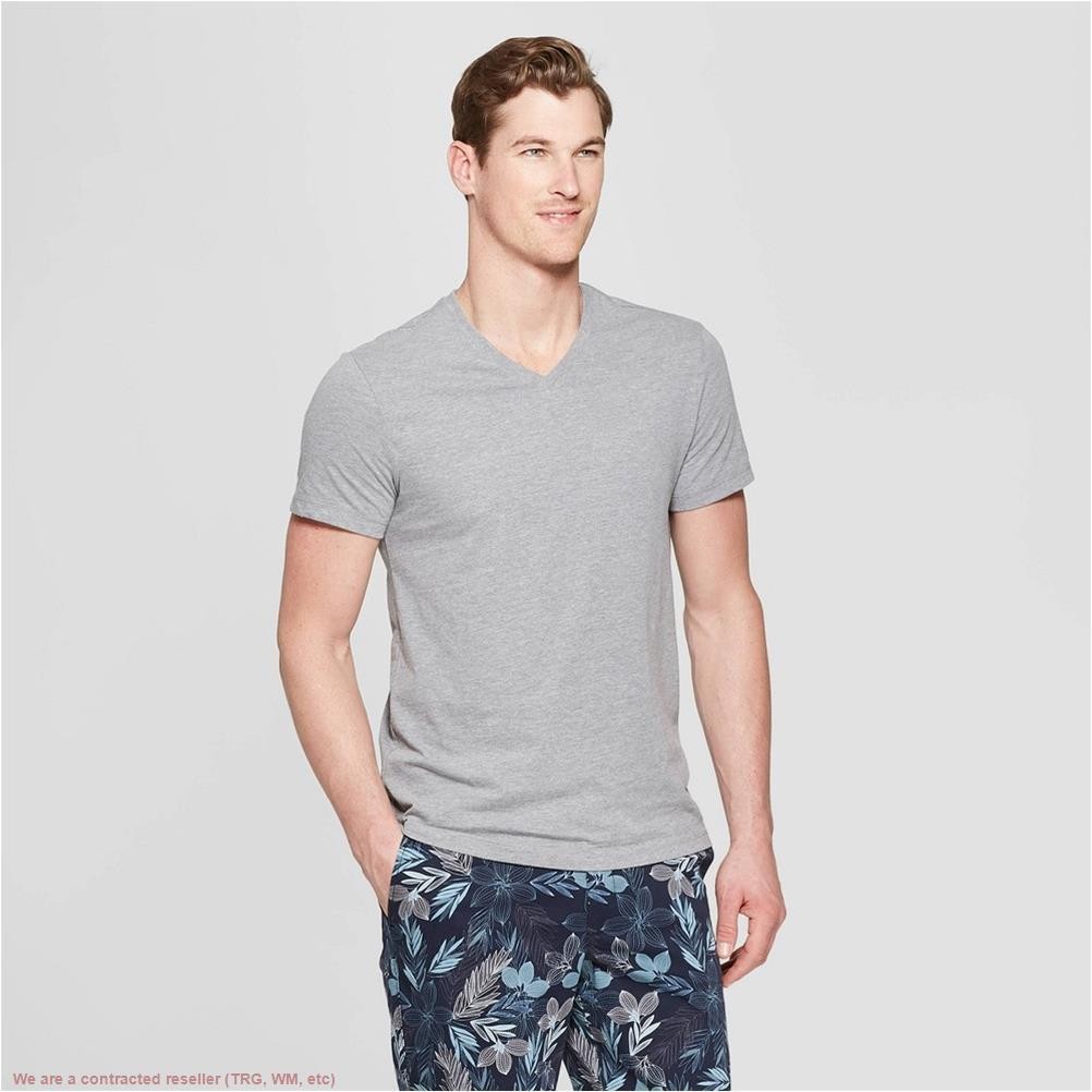 Men&rsquo;s Every Wear V-Neck T-Shirt Goodfellow & Co Gray S *SEE DEAL!!!*