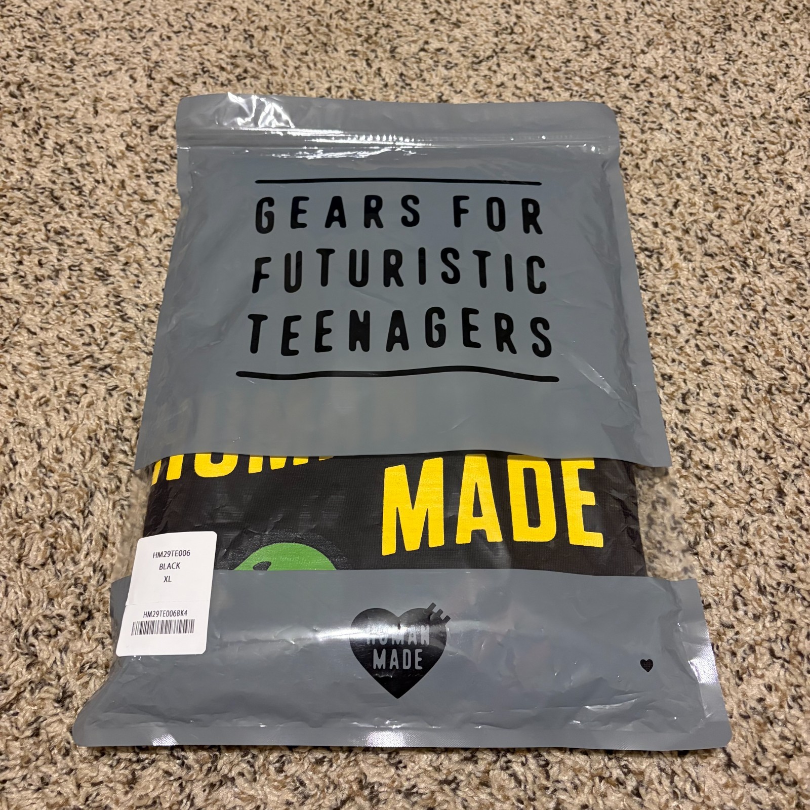 Human Made Season 29 Dry Alls Duck T-Shirt Black Size XL Pharrell Nigo Bape