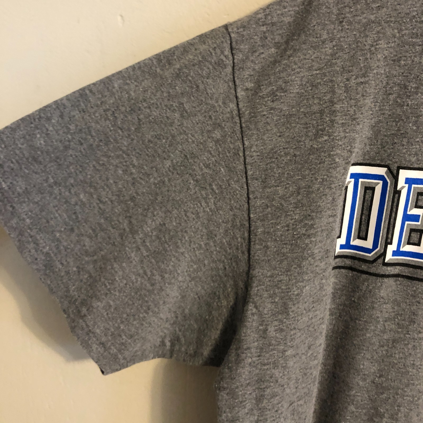 JANSPORT University Delaware Blue Hens Gray T Shirt XL Short Slv Shirt Graphic