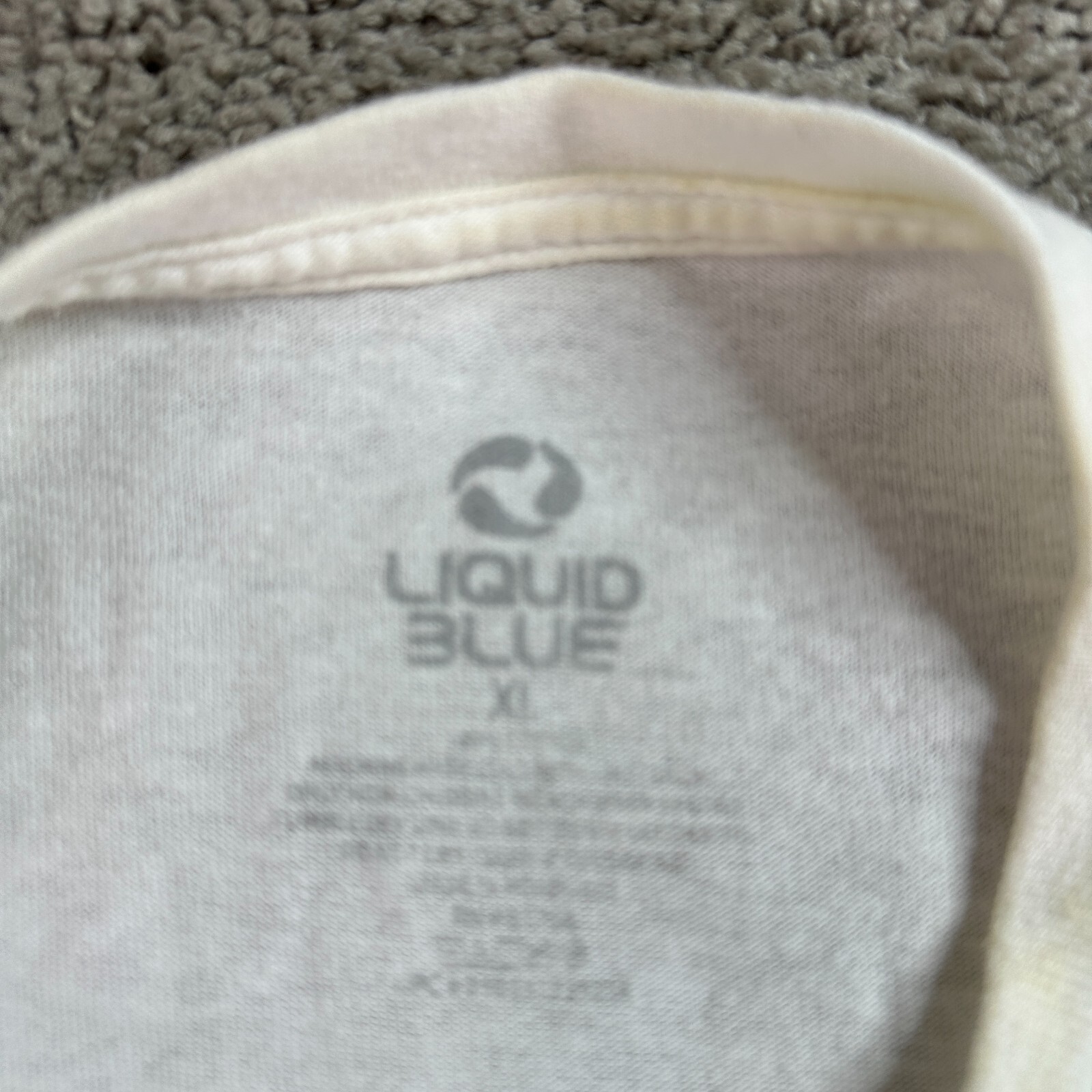 Liquid Blue Shirt Mens Extra Large White Stars Stripes Vest Bow Tie Print FLAW