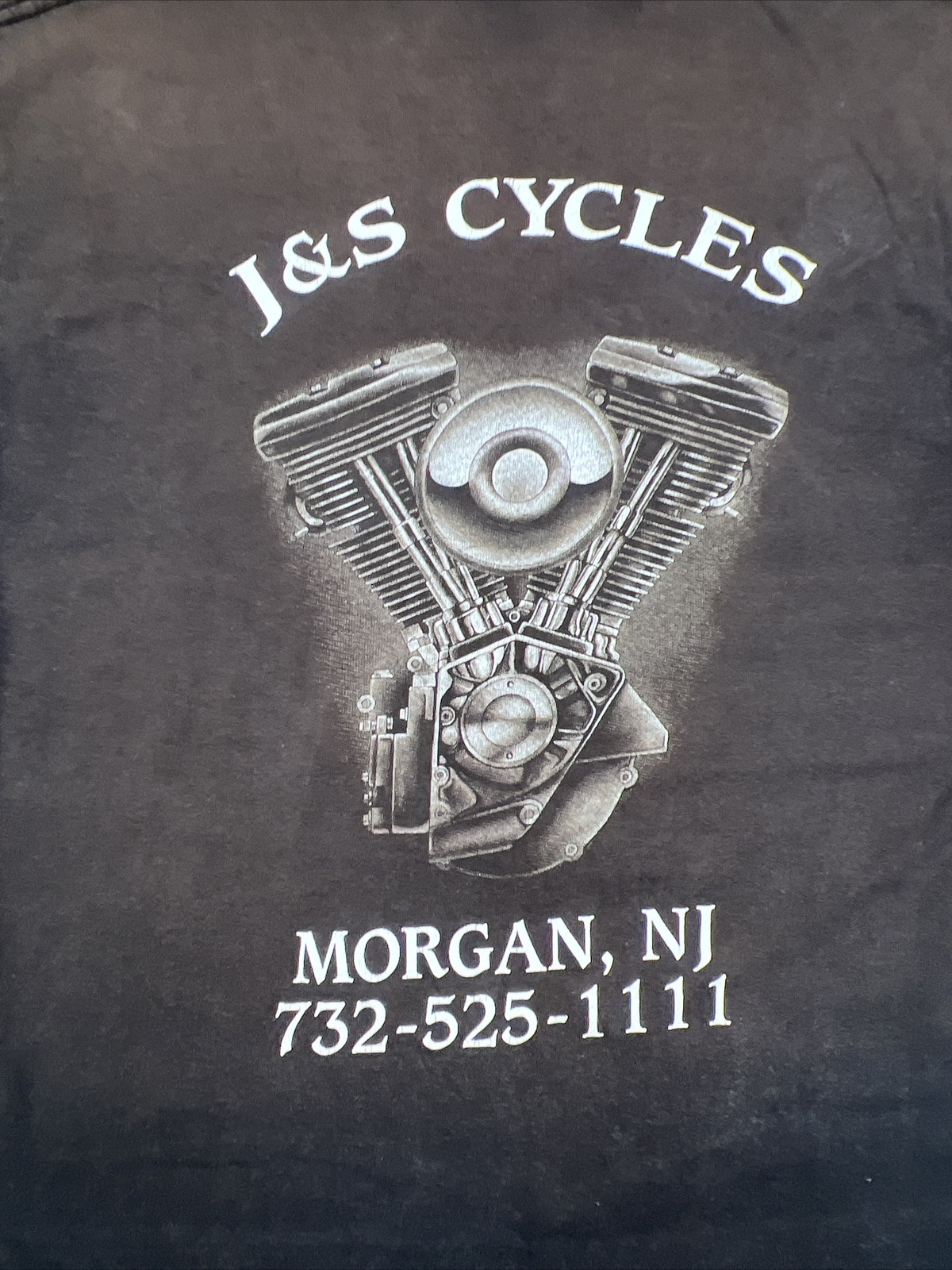 Motorcycle Biker Leader Of The Pack Wolf Graphic Shirt Size Large Delta NJ Faded