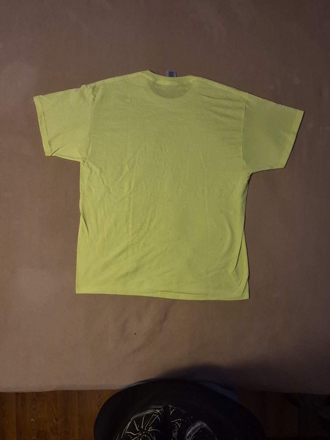 Fruit Of The Loom Best T-Shirt Neon Yellow Size XL