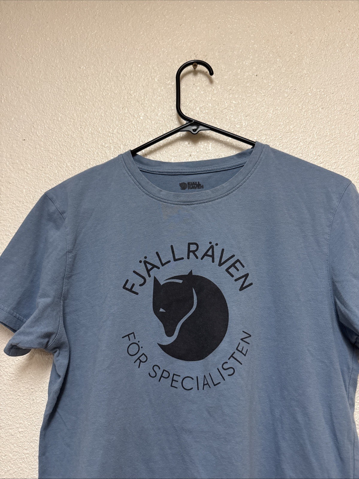 Fjallraven Men’s Blue Fox Short Sleeve Tshirt Sz S