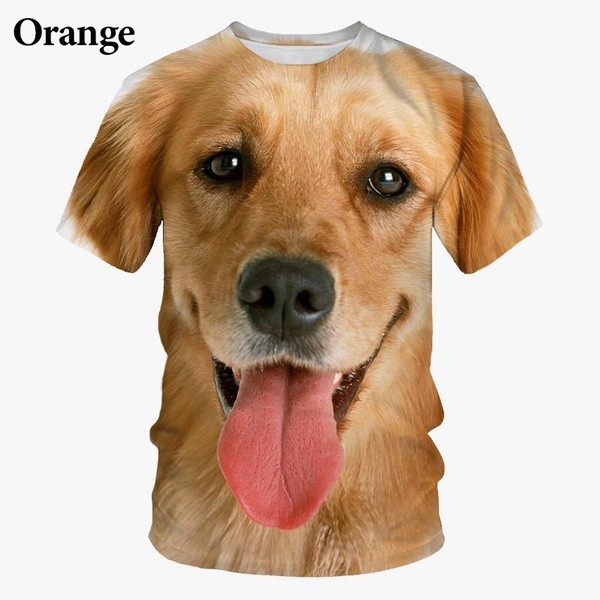Custom Face Dog Gift For Fan T-shirt 3D Full Size S-5XL