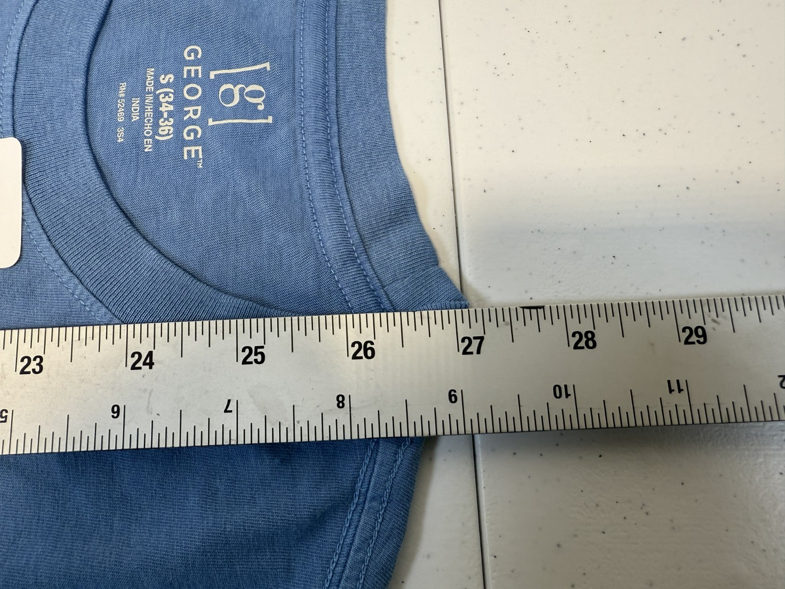 Men&rsquo;s Shirts, (New w/tags), George Short Sleeve Crew Neck Pocket Tee S (34-36)