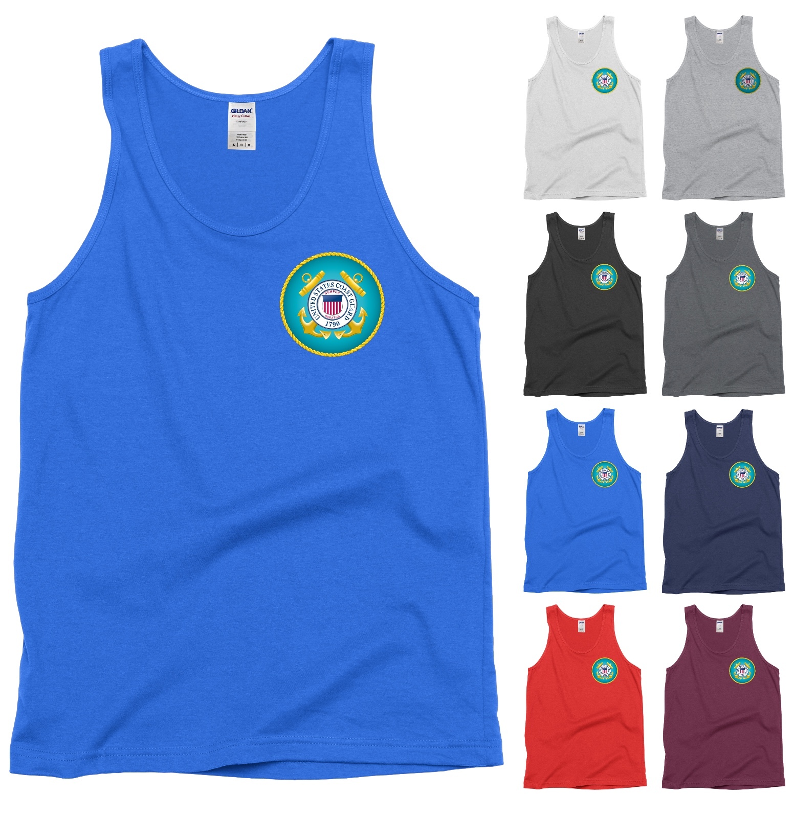 US Coast Guard USCG Seal Tank Top Shirt – NEW